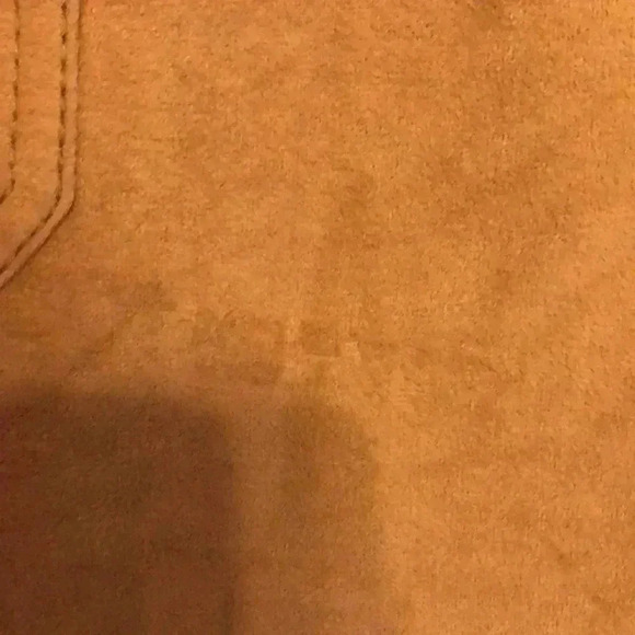 Vintage The Casual Man suede top with zipper close - Picture 4 of 8